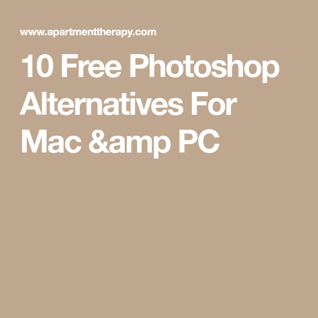 free photoshop equivalent for mac